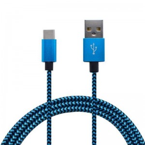 C típusú - USB Nylon sávos adatkábel
