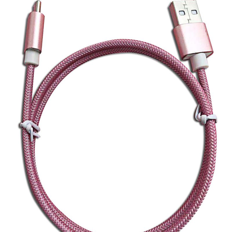 C-típusú USB-nylon nyakkábel