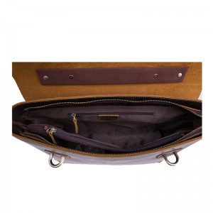 Kiváló minőségű őrült ló valódi bőrből készült férfi hordtáska válltáskák