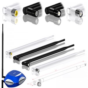 9dBi erősítés 395 mm 2,4 GHz-es WIFI antenna Beltéri Omni Irányított Külső Antenna