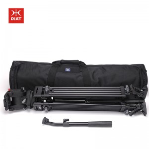 DIAT A223TVP100 Háromdimenziós hidraulikus fej állvány Stabil, stabil kameraállvány Videofelvétel-állvány