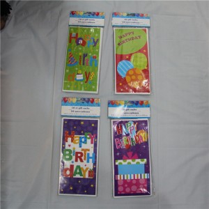 Nincs fogantyú papír táskák az ünnepi csomagoláshoz. Cookie Candy Kraft papírzacskó