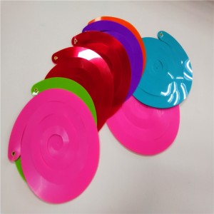 Fólia örvény party dekorációk léggömb lóg