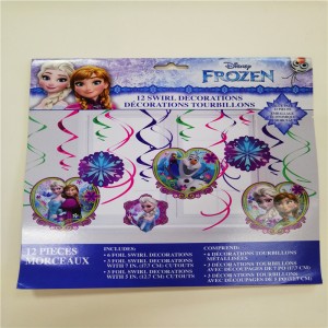 Fólia örvény party dekorációk léggömb lóg