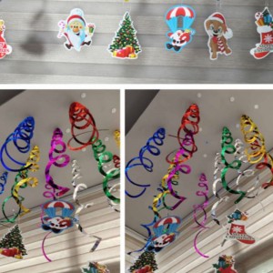 Club Party dekorációk arany fólia mennyezeti kavarog függő dekorációk