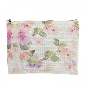 Népszerű és tapintású PVC hálós kozmetikai táska