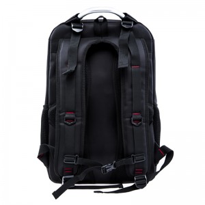 17SA-6599F nagy, többszörös zsebek, fém fogantyúval, kiváló minőségű oxford nylon, 15,6 hüvelykes, vízálló laptop hátizsák