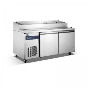 BS pizza dolgozható léghűtéses pizzahűtő