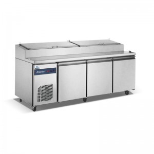 BS pizza dolgozható léghűtéses pizzahűtő