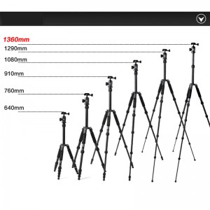 DIat AM225A + KH10 professzionális videokamera állvány kültéri könnyű alumínium-magnézium-ötvözetű kamera állvány
