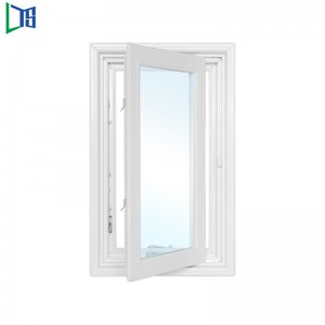 Vízszintesen nyitható oldalsó lógott házdobozok építési rendszerhez tartozó lengőablakokhoz