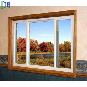 Kínai beszállító hatalmas alumínium ablaküveg ablak, szúnyog nettó alumínium tolóablakkal