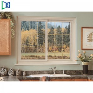 Kínai beszállító alumínium ablaküveg ablaka szúnyog nettó alumínium tolóablakkal