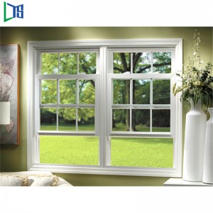 Porbevonat Irodai biztonsági zár Pezsgő színű függőleges keret üveg alumínium tolóablak Kínából