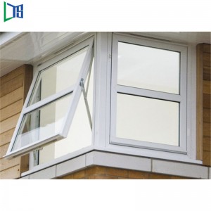 Az As2047 Ausztrália standard gyönyörű, dupla üvegezésű alumínium napellenző ablaka, jó hardver acél hálóval