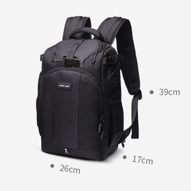 TH350 ÚJ divat nylon fekete kamera hátizsák utazási utazás hátizsák laptop számítógép hátizsák