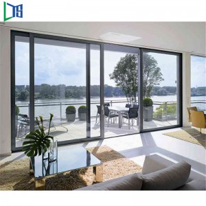 Ausztrália standard tolóoszlopos ajtó dupla üvegezésű porbevonattal, kész márkanévvel