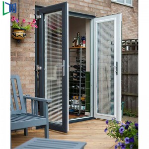 2019-es stílusú alumínium burkolatú ajtók alumínium profil, hangszigetelő, hőálló, kereskedelmi osztály