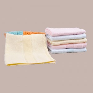 Bambusz szilárd szatén otthoni bútorozású törölközőkészlet