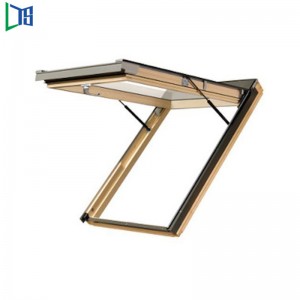 Az Aurstralia Hot Sale termék ablakának tetején lógott WC ablaka dupla edzett üveg alumínium felső lógott ablak