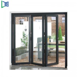 LYS 50 Serise hajtogatott ajtó dupla üvegezésű márkás hardver porbevonattal