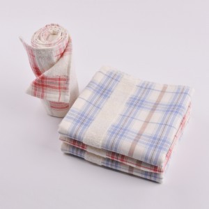 Egy hurok fonal festett szövésű kéztörlő