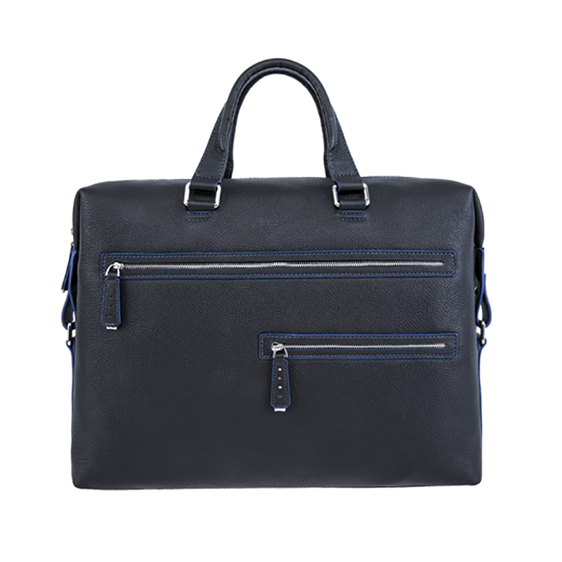 18SG-6817F férfi lechee valódi bőr laptop táska üzleti táskaTablet zseb