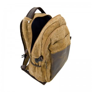 A 19SC-7911D professzionális gyártója tartós, vászon bőrből készült hátizsákhoz