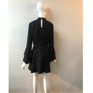 FEHÉR, Csillaggal nyomtatott ruha JLWD0007