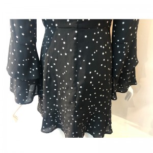 FEHÉR, Csillaggal nyomtatott ruha JLWD0007