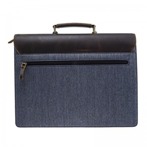 17SG-6552D Vintage tehénbőr ügyvezető táska, valódi bőrből készült üzleti konferencia dosszié válltáska