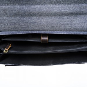 17SG-6552D Vintage tehénbőr ügyvezető táska, valódi bőrből készült üzleti konferencia dosszié válltáska