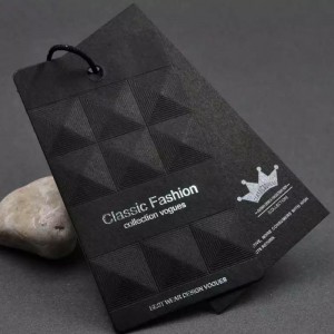 Kreatív divatruházat címke hangtag egyedi készítésű 9