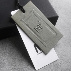 Kreatív divatruházat címke hangtag egyedi gyártású 11