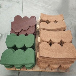 Színes kő fém hal méretű csempe