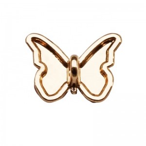 Divat pillangógomb tervező ruházat fém arany szár gomb a fésű 13