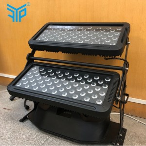 led RGBW 120 * 8w kétrétegű kültéri falmosó fényszóró, IP65