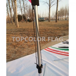 Gyári íj szél beach banner toll zászló