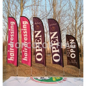 Egyedi nyomtatott promóciós toll zászlók