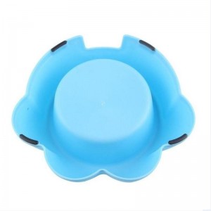 nagykereskedelmi mancs alakú etető műanyag utazási szabadtéri beltéri kutya kisállat tál