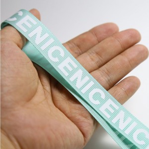 7 # ： Divatos NICE 2 cm-es nyomtatási grosgrain szalag sportruházathoz