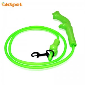Sétálható behúzható nejlon kutyakiállítás gallér póráz led villogással