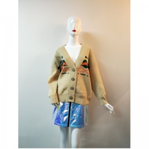 SÁRGA NYOMTATÁS CARDIGAN RLWS0106F