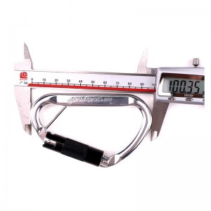 Repülés alumínium hegymászás gyors csat kültéri hegymászó karabiner kemping fitnesz jóga függőágy kiegészítőkkel alumínium ötvözet biztonsági horog