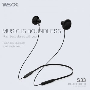 WEX - S33 Bluetooth fülhallgató