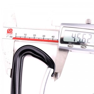 Kültéri horogmászó tábor főzár hegymászó csat többfunkciós anya karabiner szabadtéri gyorskioldó berendezés biztonsági zár érzékelő lyuk d-csavarral főzár repülés alumínium ötvözet