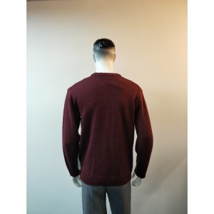 BURGENDY KARTONON NYOMTATÓ SWEATER RLMS0006F