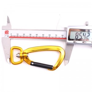 Kültéri sziklamászás és kemping főzáró karabiner többfunkciós anya hegymászó horog hegymászó csat gyors zuhanásgátló felszerelés biztonsági zár d-típusú csavar főzár repülés alumínium ötvözet