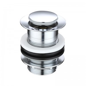 Polírozott króm pop-up felbukkanó kattintás a clack hulladékra