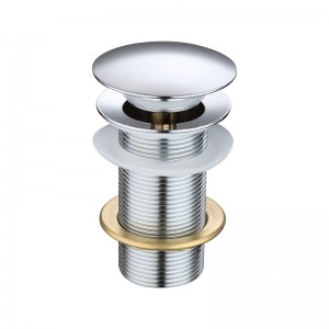 A sárgaréz vízelvezető felemelkedik a medencében